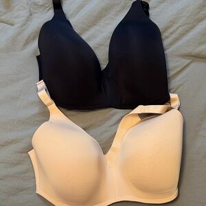 NWOT Soma black and nude wireless bras size 36G
